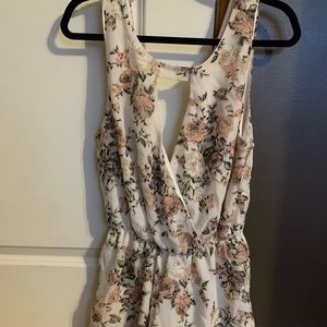 Whimsical Floral Romper